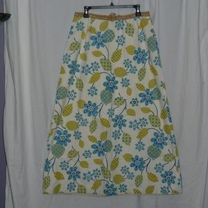JOHNNY APPLESEED'S A-Line Maxi Skirt, VINTAGE sz S